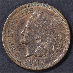1907 INDIAN CENT  CH UNC