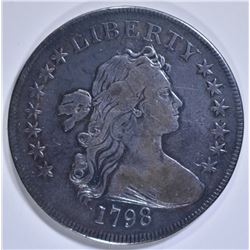 1798 BUST DOLLAR  SM EAGLE, 13 STARS