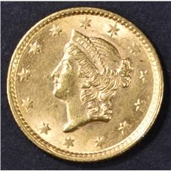 1854 $1 GOLD LIBERTY  CH/GEM BU