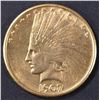 Image 1 : 1907 $10 GOLD INDIAN HEAD NO MOTTO CH/GEM BU