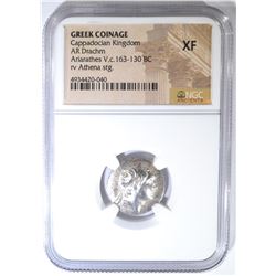 163-130 BC  CAPPADOCIAN KINGDOM  NGC XF
