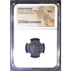 AD 308-324 LICINIUS I  NGC MS