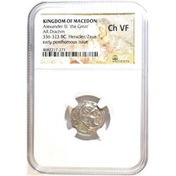 336-323 BC ALEXANDER III "THE GREAT" NGC CH VF
