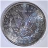 Image 2 : 1888 MORGAN DOLLAR  CH GEM BU  DARK RAINBOW TONING