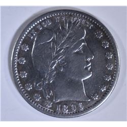 1896-S BARBER QUARTER  VF