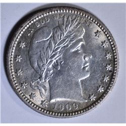 1909 BARBER QUARTER  BU