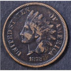 1872 INDIAN CENT  VF