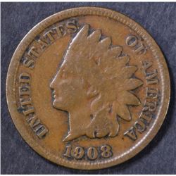 1908-S INDIAN CENT  VG/F