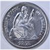 Image 1 : 1875-CC SEATED LIBERTY DIME  BU