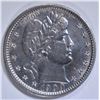 Image 1 : 1900-S BARBER QUARTER  CH AU