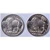 Image 2 : 2 1938-D/D BUFFALO NICKELS  GEM BU