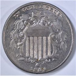 1883 SHIELD NICKEL CH BU