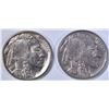 Image 1 : 1937-S CH BU & 38-D AU/BU BUFFALO NICKELS