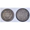 Image 2 : 1851 VF & 1858-O XF SEATED HALF DIMES