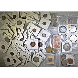 MIXED FOREIGN COIN LOT: