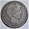 Image 1 : 1908-O BARBER HALF DOLLAR VF