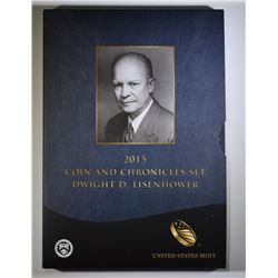 2015 COIN & CHRONICLES SET - DWIGHT D EISENHOWER