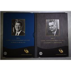 LOT OF 2 COIN & CHRONICLES SETS: