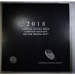 2018 U.S. MINT LIMITED EDITION SILVER PROOF SET
