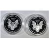 Image 3 : 1996 & 98 PROOF AMERICAN SILVER EAGLES W/COA