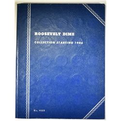 CIRC ROOSEVELT DIME SET IN FOLDER