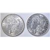 Image 1 : 1889  & 1898 BU MORGAN DOLLARS