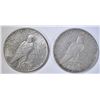 Image 2 : 1934-S VF & 1935 AU PEACE DOLLARS