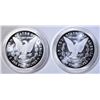 Image 2 : 2-ONE OUNCE SILVER MORGAN STACKABLE ROUNDS