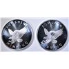 Image 1 : 2-SUNSHINE MINT ONE OUNCE .999 SILVER ROUNDS