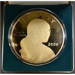 4-OUNCE .999 SILVER SACAWAGEA DOLLAR REPLICA