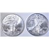 Image 1 : 2-2008 BU AMERICAN SILVER EAGLES