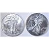 Image 1 : 2013 & 2016  BU AMERICAN SILVER EAGLES