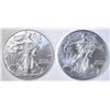 Image 1 : 2-GEM BU 2020 AMERICAN SILVER EAGLES