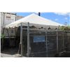 Image 2 : White Party Tent w/ Canvas, Poles & Hardware 15' x 15'