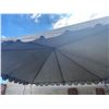 Image 2 : White Party Tent w/ Canvas, Poles & Hardware 19' x 19'