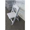 Image 2 : Qty Approx. 65 White Resin Folding Chairs