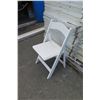 Image 2 : Qty Approx. 70 White Resin Folding Chairs