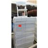 Image 1 : Qty Approx. 70 White Resin Folding Chairs