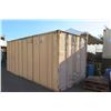 Image 1 : Tan Shipping Container 20-Foot (pick up Monday or Tuesday)
