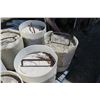Image 2 : Qty 6 Concrete Tent Pole Weights in 10-Gallon Buckets w/ Rebar Handles