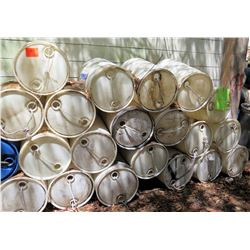 Qty Approx. 50 Hard Plastic Empty Drums