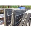 Image 8 : Qty 9 Green Carpeted Rolling Portable Stage Floor Sections