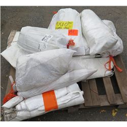Pallet of Tent Sections: 9'x10' Marq-Mid, 9'x5' Marq End