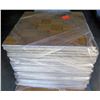 Image 1 : Qty Approx. 34 Pressed Wood Floor Sections w/ Interlocking Metal Frame 36"x36"