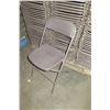 Image 2 : Pallet Metal & Hard Plastic Folding Chairs