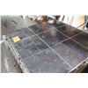 Image 2 : 36" x 36" Interlocking Floor Sections w/Rolling Cart