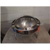 Image 8 : Round Footed Chafing Dish Serving Warmer with Lid