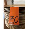 Image 2 : Qty 30 Round Gold Bead Decorative Plates