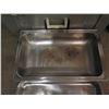 Image 8 : Qty 2 Footed Warmers w/ Chafing Serving Dishes & Lid in Hard Case