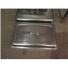 Image 2 : Qty 2 Footed Warmers w/ Chafing Serving Dishes & Lid in Hard Case